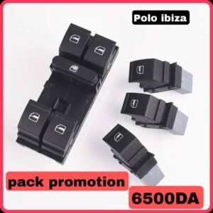 🔧 Bouton Lève-Vitre Électrique – VW / Seat / Škoda 🇩🇪